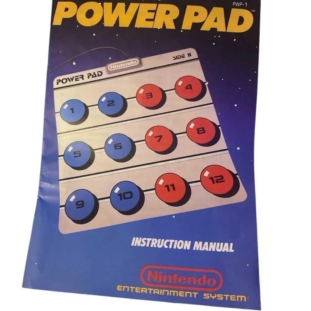 Power Pad for Nintendo NES with instruction manual